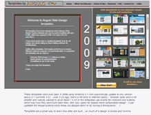 Tablet Screenshot of angulo-webdesign-templates.threefooter.com